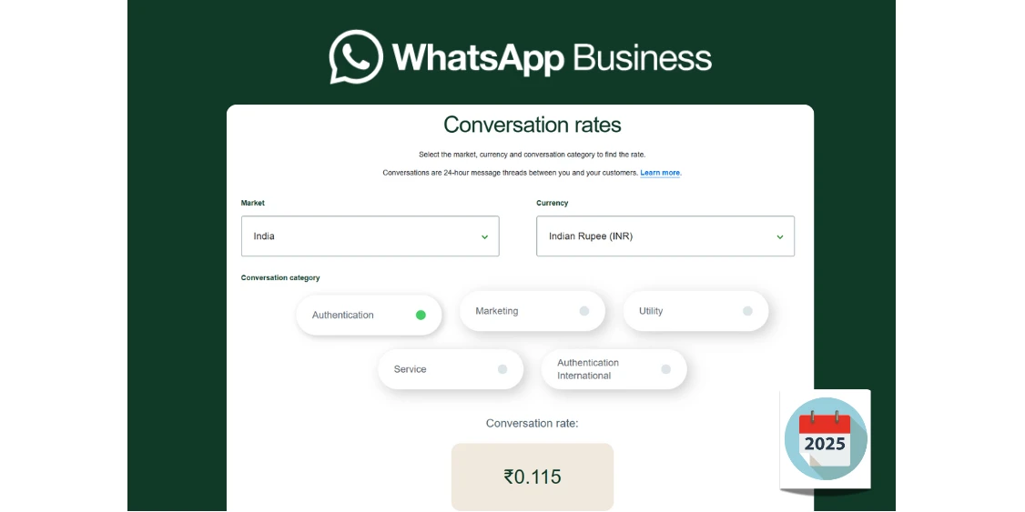 2025 WhatsApp API Pricing Overhaul: Costs, Categories & Strategy for India