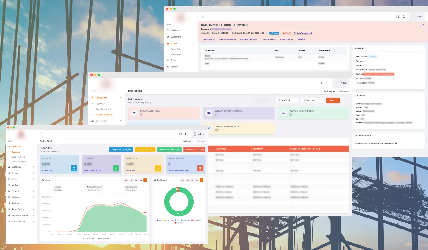 Streamlining Order Management for a Construction Materials Supplier