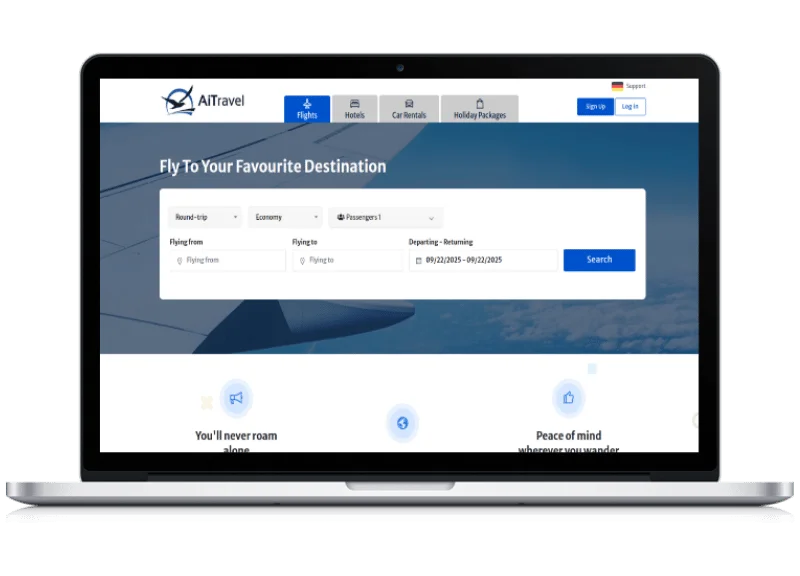 End-to-End Travel Portal Development with Amadeus Flight Booking Integration