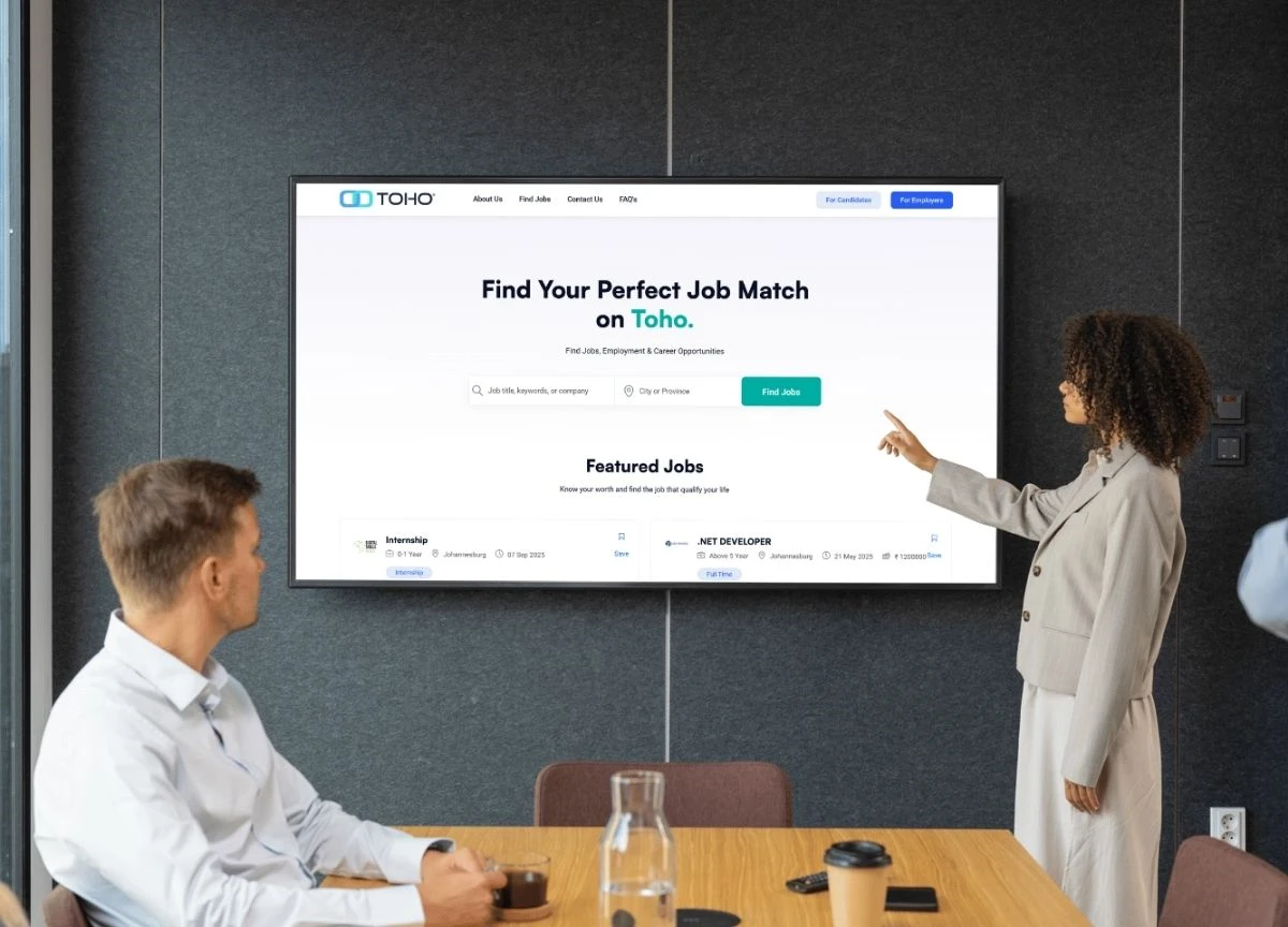 Job Portal Development for an African-based firm - TOHO