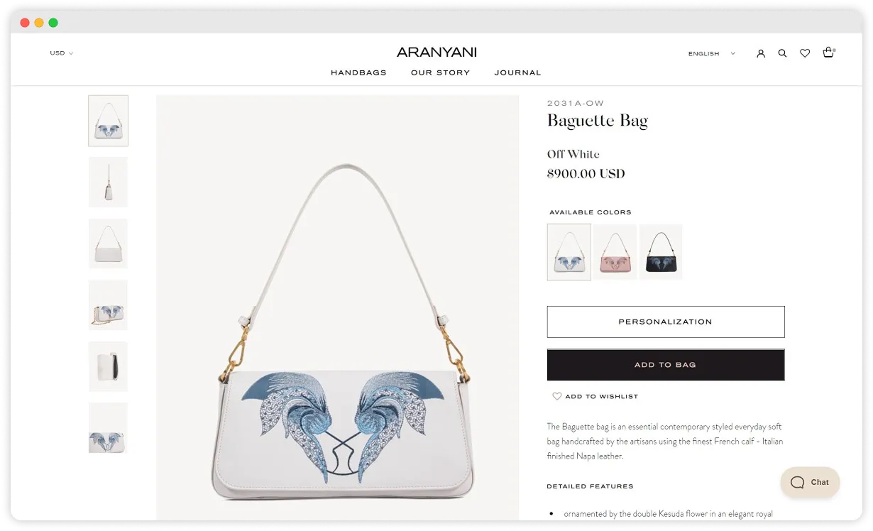 eCommerce Website & Application Development for Luxury Fashion Brand