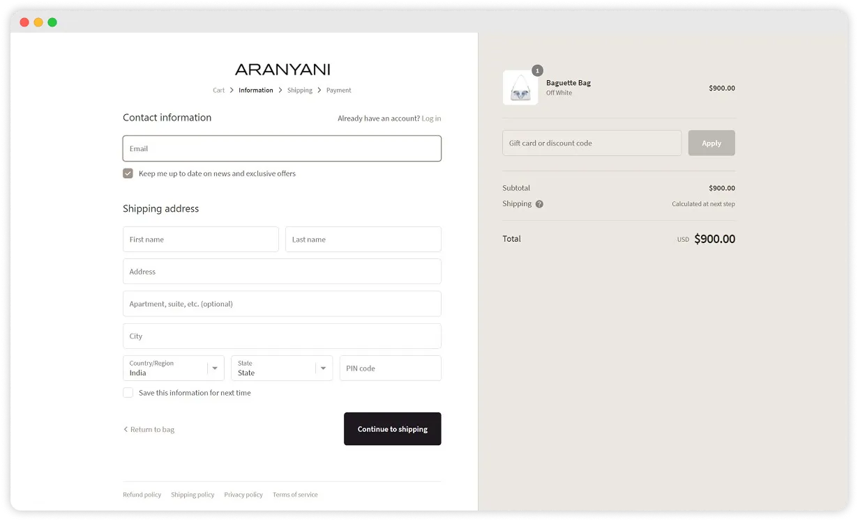 eCommerce Website & Application Development for Luxury Fashion Brand