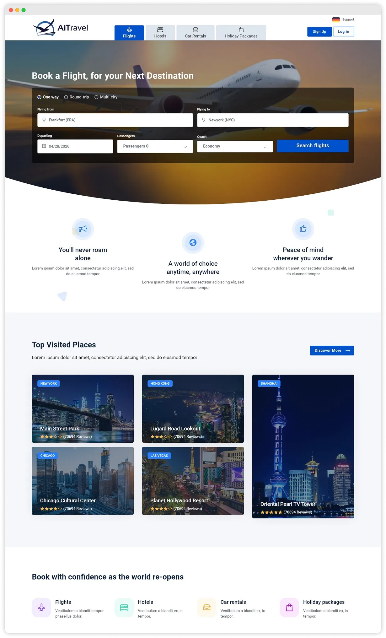 End-to-End Travel Portal Development with Amadeus Flight Booking Integration
