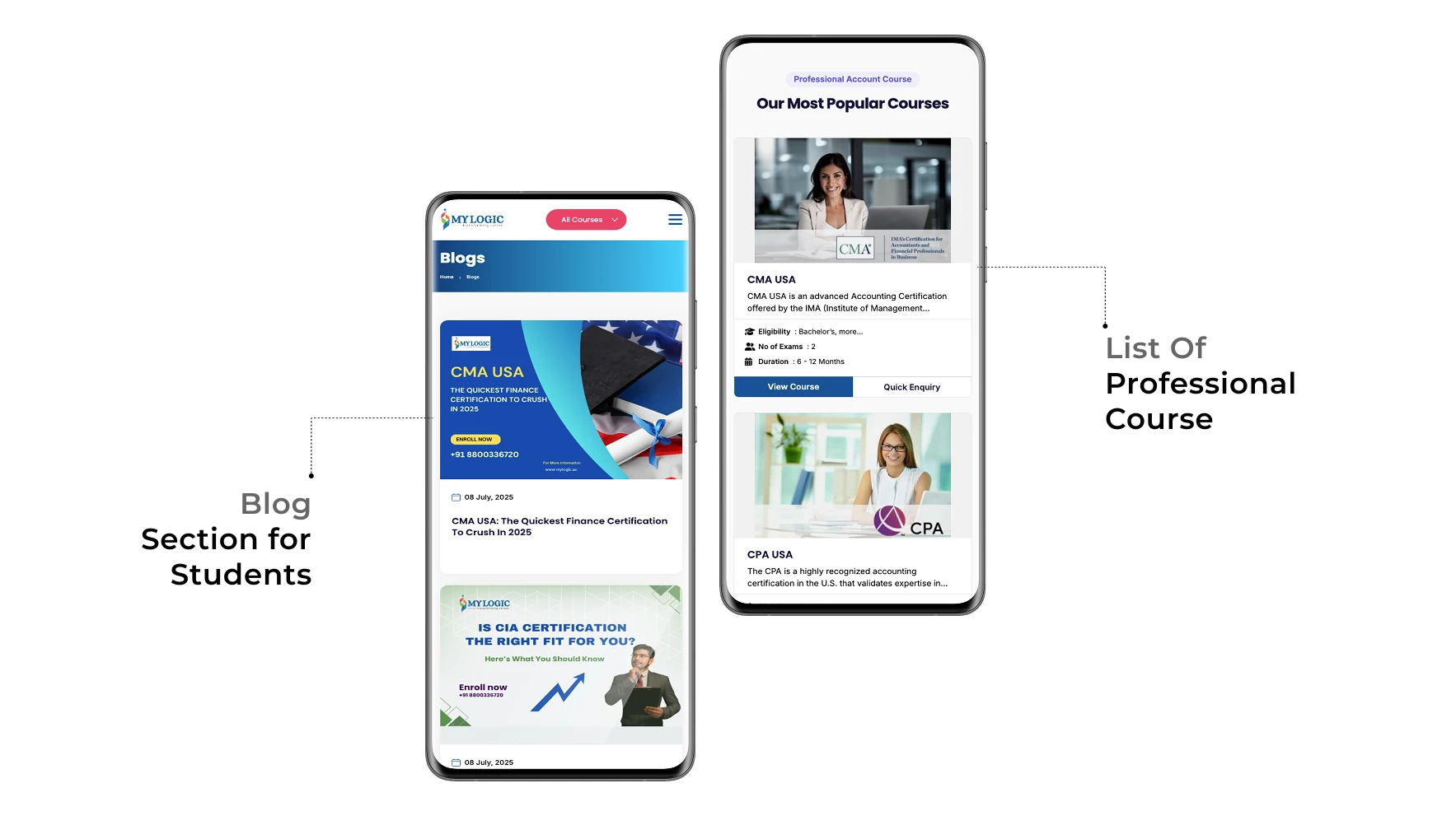Website Design and Development for a Finance EdTech Company